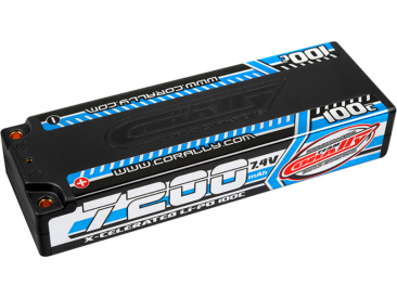 Corally LiPo X-Celerated 7.4V 7200mAh 100C