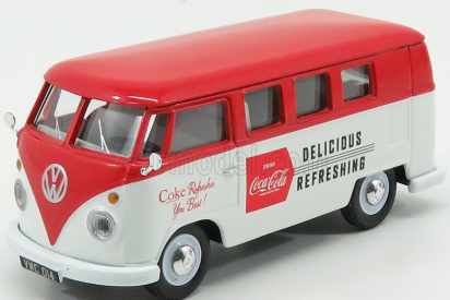 Corgi Volkswagen T1 Camper Van Coca-cola 1961 1:43 Bílá Červená