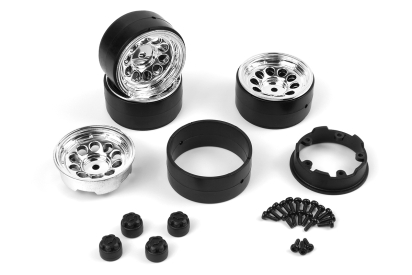 CS-10 Beadlock disky 1.2in (chromové/4ks)