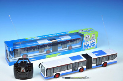 RC autobus kloubový, modrý