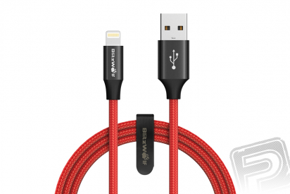 Datový kabel Lightning červený (délka 1,8 m)