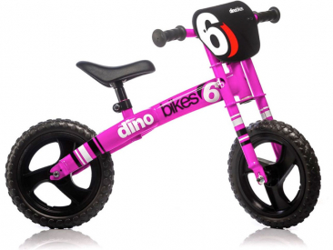 DINO Bikes - Dětské odrážedlo růžové