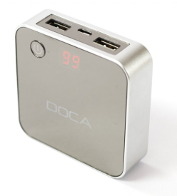 DOCA 8400 mAh, stříbrná