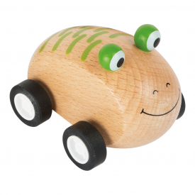 Dřevěné zvířátkové autíčko 1ks  Žabka