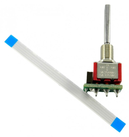DS-16 vyměnitelný přepínač TX dlouhý 3 polohy