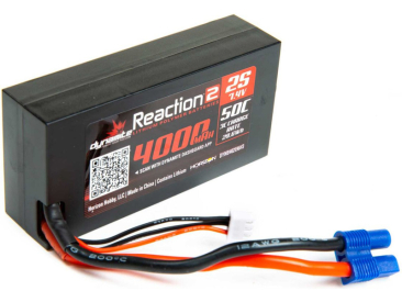 Dynamite LiPo Reaction2 7.4V 4000mAh 50C 96mm EC3