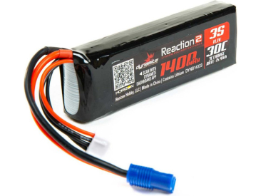 Dynamite LiPo Reaction2 Car 11.1V 1400mAh 30C EC3