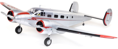 RC letadlo E-flite Beechcraft D18 1.5m BNF Basic