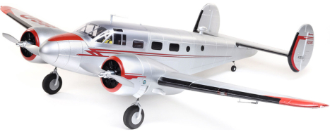 RC letadlo E-flite Beechcraft D18 1.5m PNP