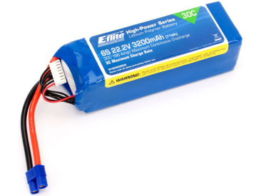 E-flite LiPo 22.2V 3200mAh 30C EC3