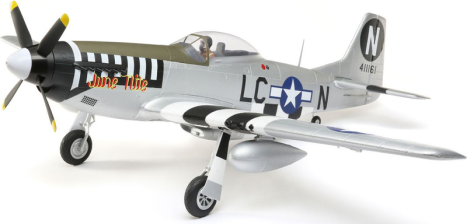 E-flite P-51D Mustang 1.2m SAFE Select BNF Basic