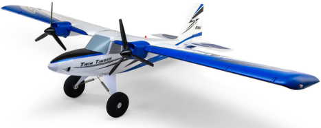 RC letadlo E-flite Twin Timber 1.6m SAFE Select BNF Basic