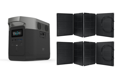 EcoFlow DELTA (Mezinárodní verze) + 2X solární panel 110W