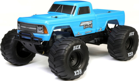 RC auto ECX AMP Crush 1:10 RTR, modrá
