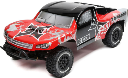 ECX Torment 1:10 RTR červený s LiPo baterií