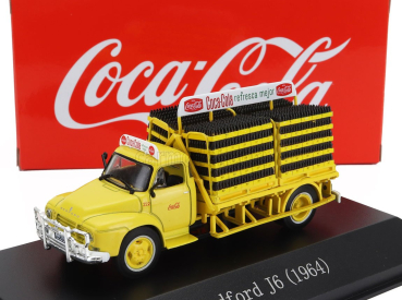 Edicola Bedford J6 Truck With Bottle Coca-cola 1964 1:72 Žlutá