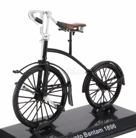 Edicola Bicicletta Crypto Bantam Bicycle 1896 1:15 Černá Hnědá Stříbrná