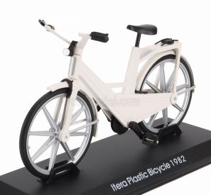 Edicola Bicicletta Itera Plastic Bicycle 1982 1:15 Bílá Černá