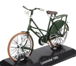 Edicola Bicicletta Locomotief Bicycle 1950 1:15 Zelená Bílá