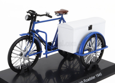 Edicola Bicicletta Sidecar Raleigh Roadstar Bicycle 1940 1:15 Modrá Bílá Černá