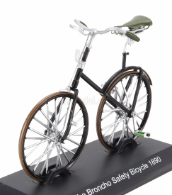 Edicola Bicicletta The Broncho Safety Bicycle 1890 1:15 Černá Stříbrná