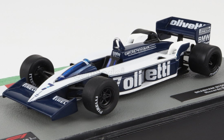 Edicola Brabham F1  Bt55 Bmw N 7 Season 1986 Riccardo Patrese 1:43 Bílá Modrá
