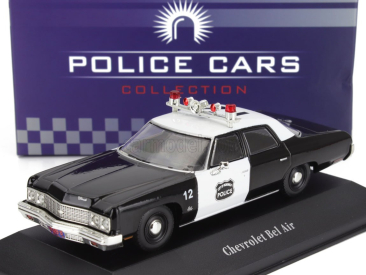 Edicola Chevrolet Bel Air Police City Of Norwich 1973 1:43 Černá Bílá