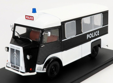 Edicola Citroen Type-h Van Police Polizia 1960 1:24 Černá Bílá