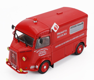 Edicola Citroen Type H Van Voiture De Secours Aux Asphyxies Et Blesses Fire Engine 1968 1:43 Red