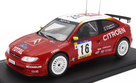 Edicola Citroen Xsara Kit Car N 16 Winner Rally Costa Brava Catalunya 1999 P.bugalski - J.chiaroni 1:24 Červená Bílá
