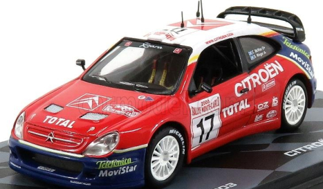Edicola Citroen Xsara Wrc N 17 Rally Montecarlo 2003 C.McRae - D.Ringer 1:43, červená
