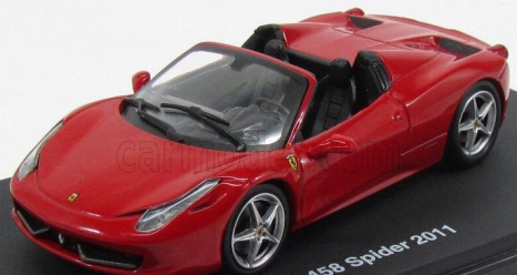 Edicola Ferrari 458 Italia Spider Cabriolet 2011 1:43 Red