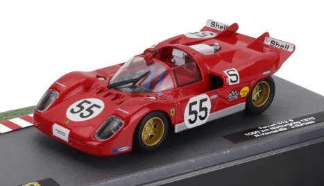 Edicola Ferrari 512s Spider Team Sefac Team N 55 3rd 1000km Nurburgring 1970 John Surtees - Nino Vaccarella 1:43 Red