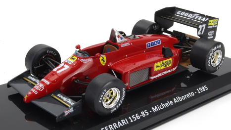 Edicola Ferrari F1  156-85 N 27 Winner Germany Gp 1985 Michele Alboreto - Blister Box 1:24 Červená Černá