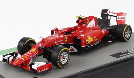 Edicola Ferrari F1  Sf15-t N 7 Season 2015 Kimi Raikkonen 1:43 Red