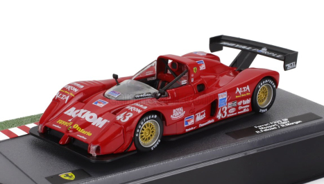 Edicola Ferrari F333 Sp 4.0l V12 Team Scandia N 43 12h Sebring 1997 Charles Morgan - Rob Morgan - Fermin Velez - Andy Evans 1:43 Red