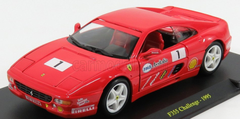 Edicola Ferrari F355 Challenge N 1 1995 - Con Vetrina - With Showcase 1:24 Red