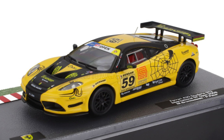 Edicola Ferrari F430 Gt3 Scuderia Kessel Racing N 59 Gt Open International 2009 Michal Broniszewski - Philipp Peter 1:43 Žlutá Černá