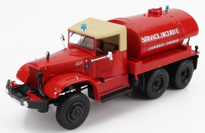 Edicola GMC Cc Diamond Tanker Truck Požární vůz 1963 1:43, červená