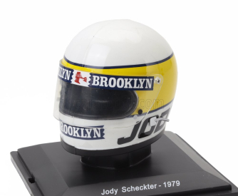 Edicola Helmet F1  Casco Helmet Jody Scheckter 312t4 Team Ferrari World Champion Season 1979 1:5 Bílá Žlutá