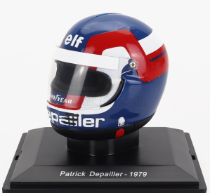 Edicola Helmet F1 - Ligier Js11 N 25 Season 1979 Patrick Depailler 1:5, modrá