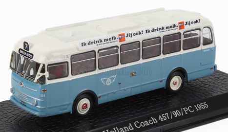 Edicola Holland Coach 457/90/pc Autobus 1955 - Damage Display Box 1:72 Světle Modrá Bílá