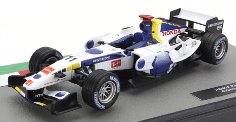 Edicola Honda F1  Ra106 N 11 Season 2006 Rubens Barrichello 1:43 Bílá Modrá