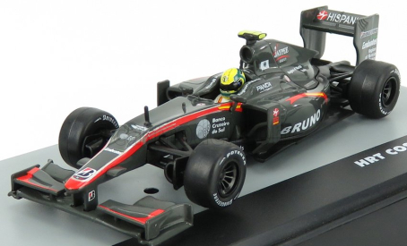Edicola HRT F1  F110 Cosworth N 21 Brazilian Gp 2010 Bruno Senna 1:43 Grey Met Red