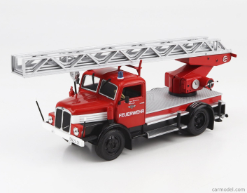 BAZAR - Edicola IFA S4000 Dl25 Truck Scala Feuerwehr Est Germania 1965 1:43 Červená Stříbrná