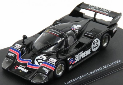 Edicola Lamborghini Countach Qvx N 22 500km Kyalami 1986 Needel 1:43 Black