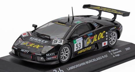 Edicola Lamborghini Murcielago R-gt 6.0l V12 Team Jloc Isao Noritake N 53 24h Le Mans 2007 Koji Yamanishi - Atsushi Yogo - Marco Apicella 1:43 Black