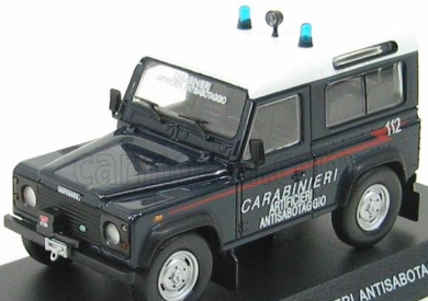 Edicola Land rover Land Defender Carabinieri Artificieri Antisabotaggio 1998 1:43 Modrá Bílá