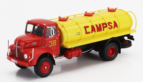 Edicola Leyland Comet Tanker Truck Campsa 2-assi 1959 1:43 Červená Žlutá