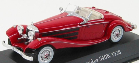 Edicola Mercedes benz 540k Spider Cabriolet Open 1936 1:43 Red